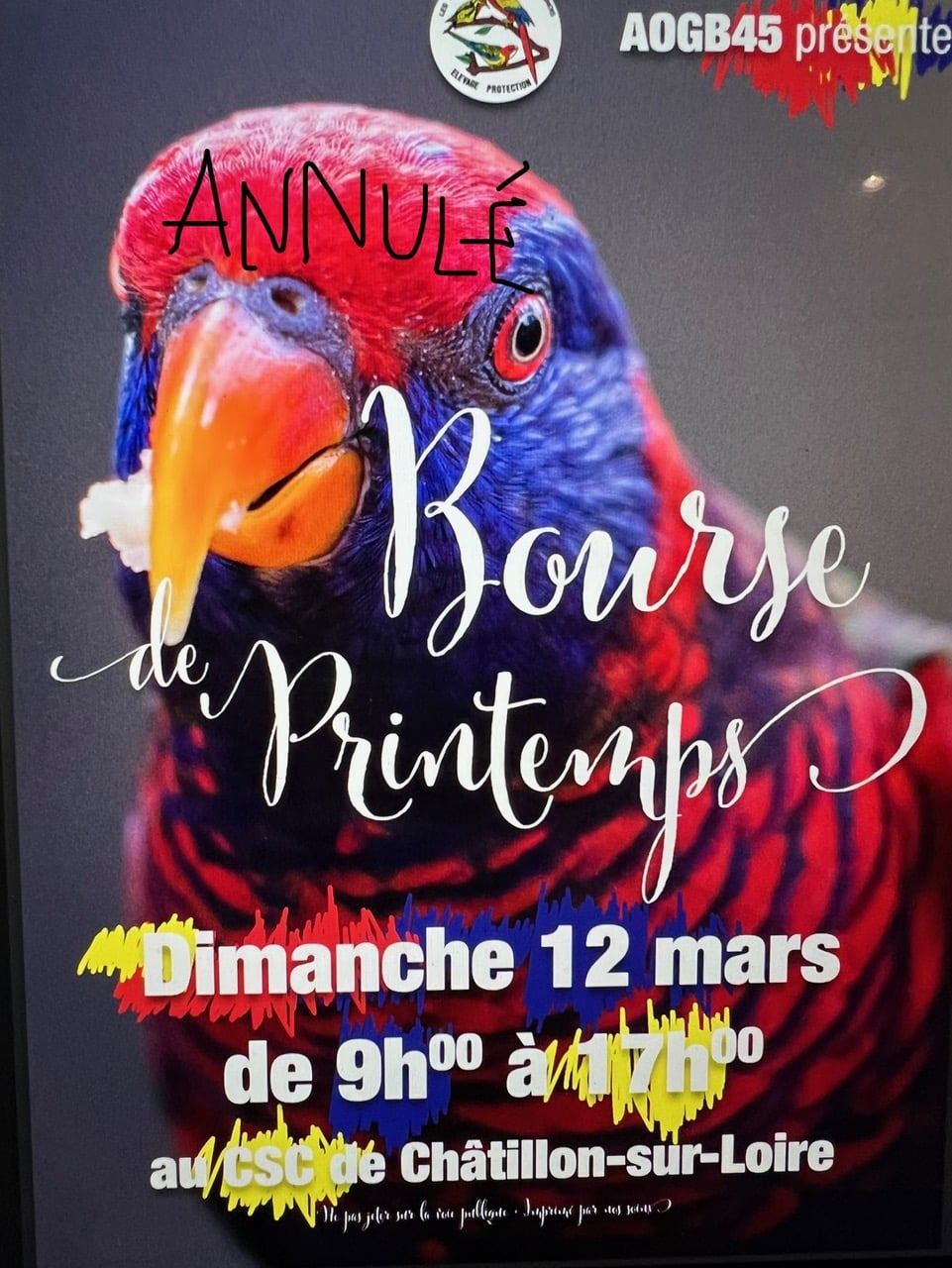 La Bourse aux oiseaux a été annulée pour un cas de grippe aviaire dans la région