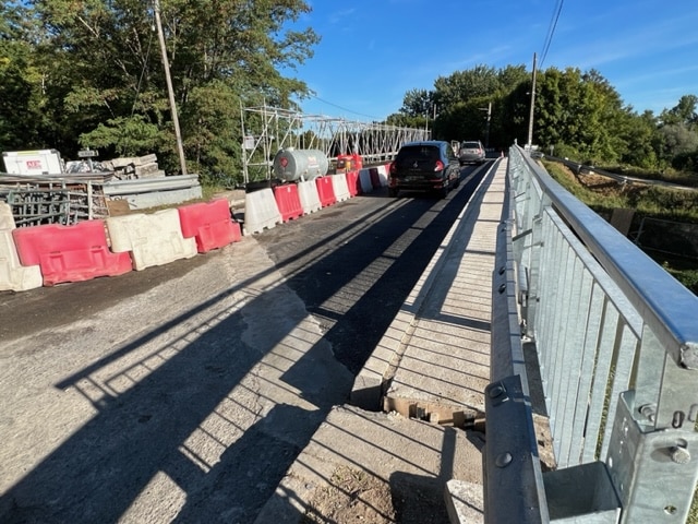 Le pont des Hautes Rives rouvert à la circulation, en alternat