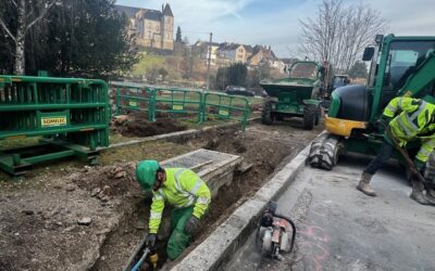 Les travaux d’enfouissement des réseaux électriques avancent vite