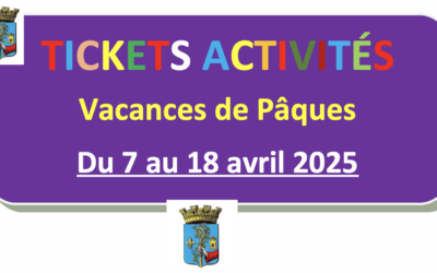 C’est parti pour les Tickets Activités !
