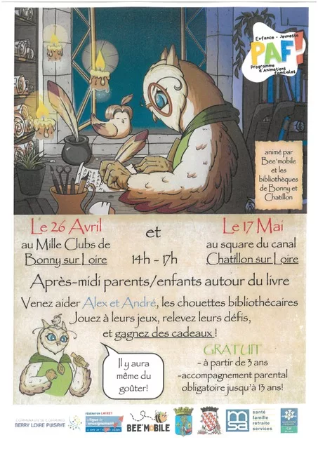 Affiche autour du livre Affiche autour du livre