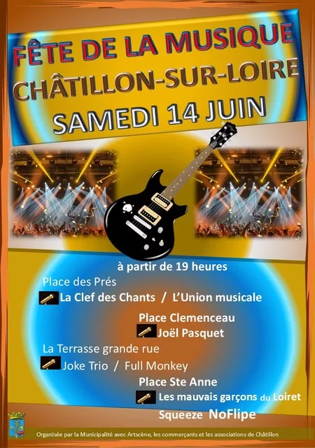 Affiche fête de la musique 2025 boutique