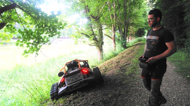 Un robot bien utile pour l’entretien des espaces verts