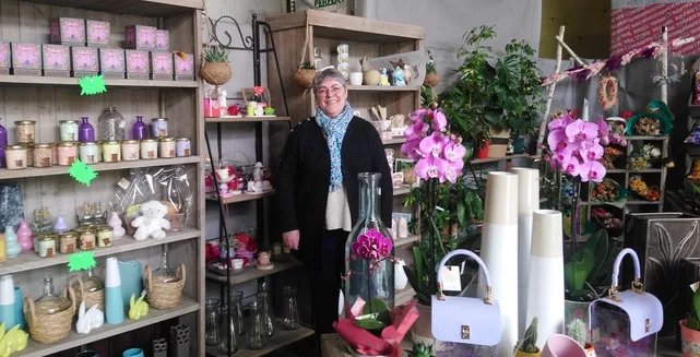 La fleuriste s’installe au Champ de Foire pendant les travaux du centre-ville