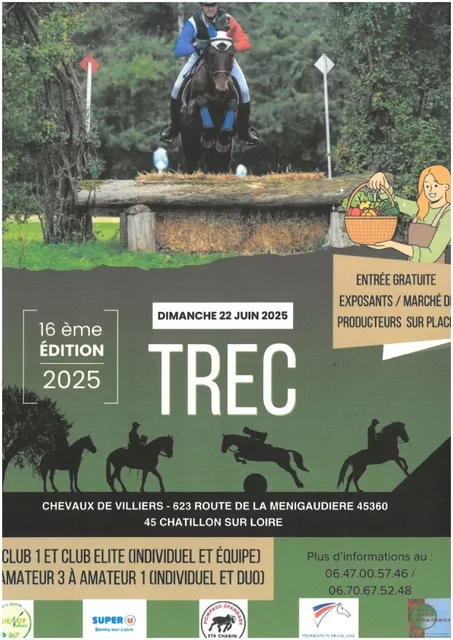Affiche Randonnée équestre de compétition