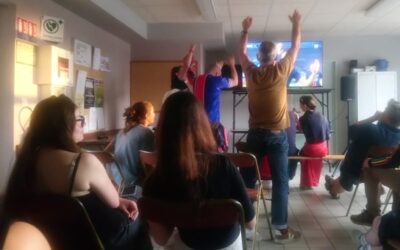 Une fan zone pour la finale de la Ligue des champions au stade de foot