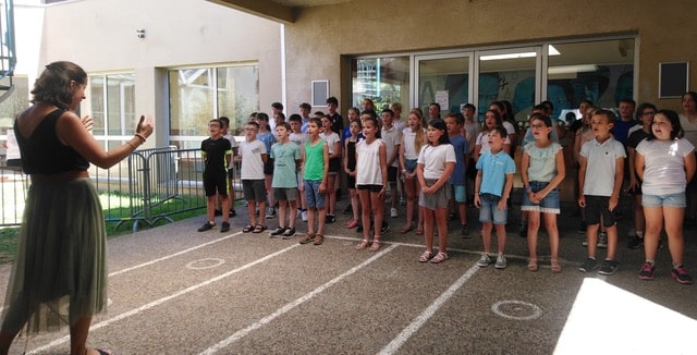 Fête à l'école primaire 