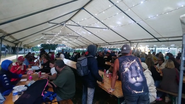 Le stade de foot, en ébullition pour une grande journée de fête