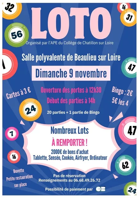 Affiche Repas du badminton