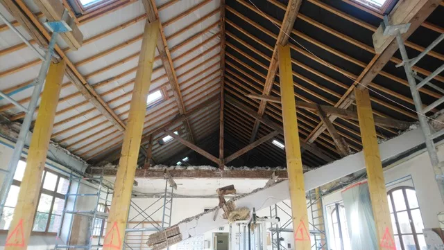 Salle de musculation : les travaux ont débuté