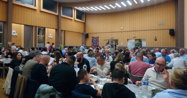 Tartiflettes à la soirée du club de football