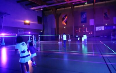 Soirée badminton fluo au gymnase intercommunal