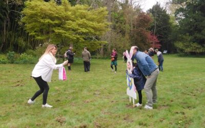 Traditionnelle chasse aux œufs au parc Champault