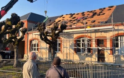 La nouvelle charpente est musclée