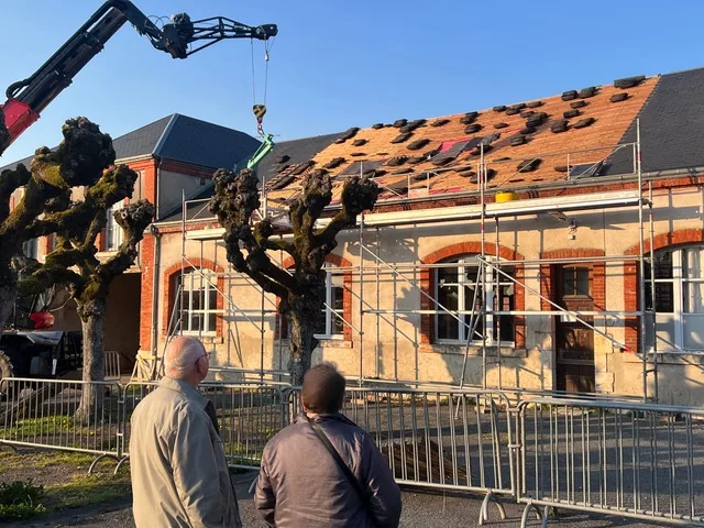 La nouvelle charpente est musclée