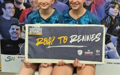 Isélya Durand, qualifiée pour les championnats de France de badminton !