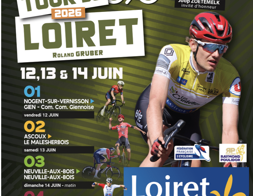 Le Tour cycliste du Loiret passe à Châtillon vendredi prochain entre 13h51 et 13h56 !