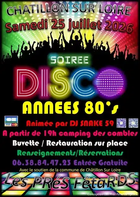 La soirée disco des Prés fêtards se tiendra samedi soir