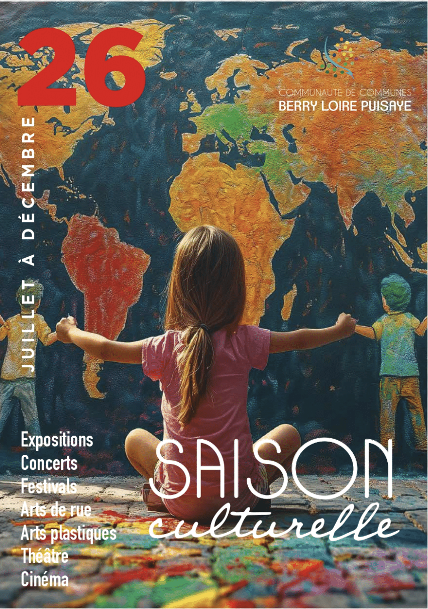 Couverture du programme de la saison culturelle de juillet à décembre 2026 en Berry Loire Puisaye