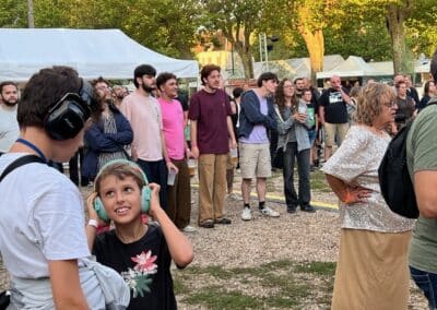 Familles et festivaliers réunis en journée